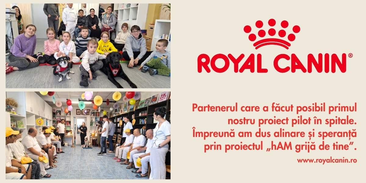 Royal Canin sponsor terapie asistata de caini – Royal Canin sponsor terapie asistata de caini -